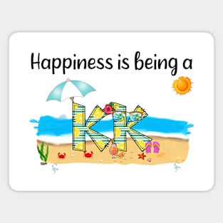 Happiness Is Being A Kk Summer Beach Happy Mother's Day Magnet